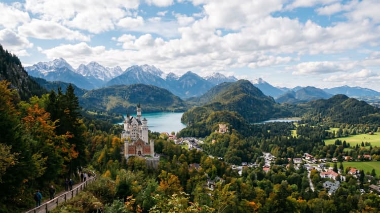 Kasteel Neuschwanstein in de Beierse Alpen